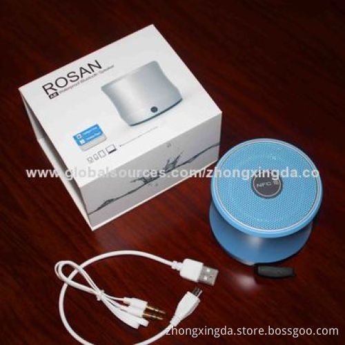 Portable Wireless Mini Bluetooth Waterproof Speaker, Built-in Li-ion Battery, Working Distance 30m